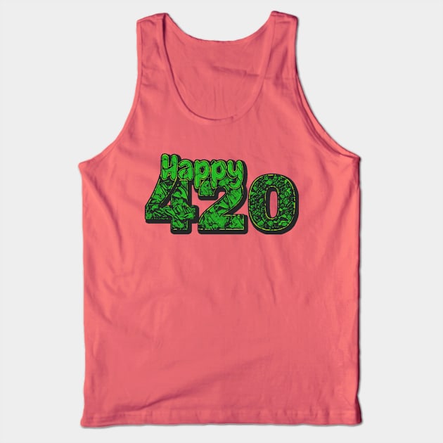 -- Happy 420 -- Tank Top by Trendsdk